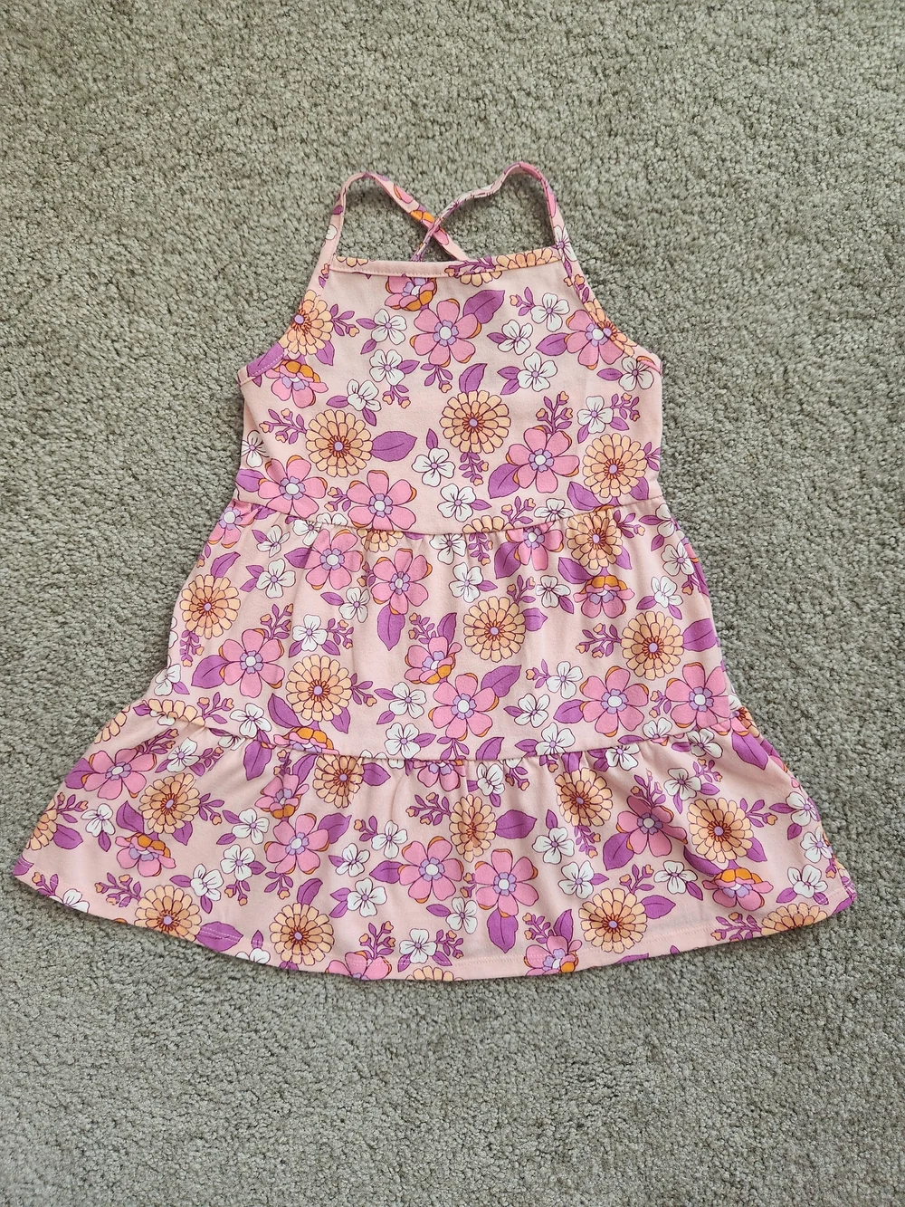 Girls 4T Cute Pink Playdate Mix & Match Bundle | Floral, Hearts | 4 Pieces